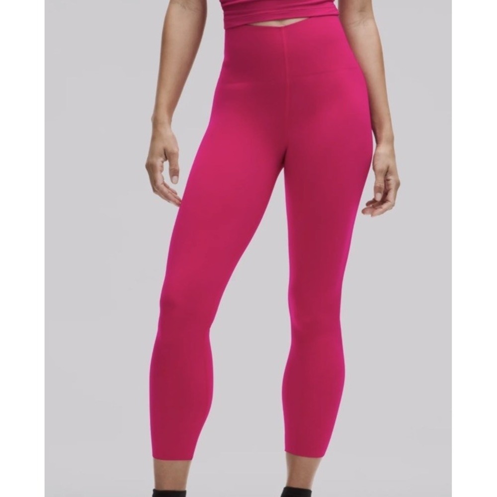 Lululemon Glow Up Super High Rise Tight 4 Raspberry Coulis Leggings 25" Worn 1x